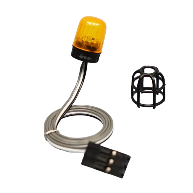 RC LKW Rundumleuchte 1:14 – 360° LED Warnlicht mit Rotation & Blinkmodi Beacon