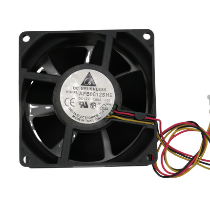 Delta AFB0812SHE-F00 Lüfter – 80 mm | 12 V DC | 3-Pin | High-Speed Industrie-Lüfter