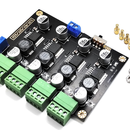 LM2596 Multi-Channel Step-Down Spannungsregler – 3.3V / 5V / 12V / ADJ – 4-fach