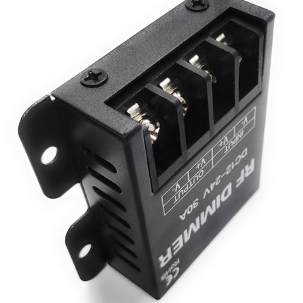 Variateur/interrupteur radio LED/moteur 12 V/24 V CC avec télécommande