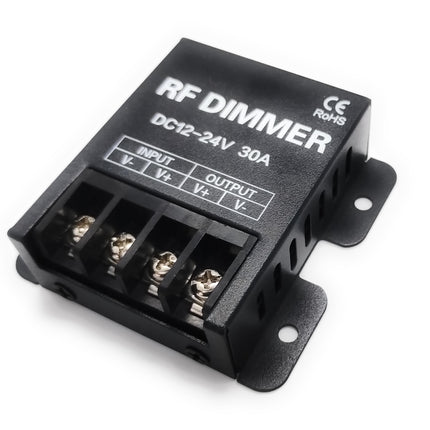 Variateur/interrupteur radio LED/moteur 12 V/24 V CC avec télécommande