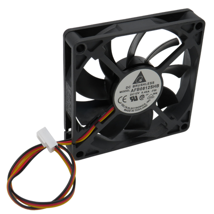 Delta AFB0812SHB-F00 – 80mm Lüfter 12V DC | 3-Pin | Kugellager | 4000 RPM Server Fan