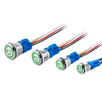 Grün / 3–6V / Momentary