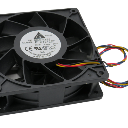 Delta PFC1212DE-F00 Lüfter – 120 mm | 12 V DC | 4-Pin PWM | High-Speed Industrie-server Fan