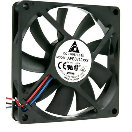 Delta AFB0812SHB-F00 – 80mm Lüfter 12V DC | 3-Pin | Kugellager | 4000 RPM Server Fan