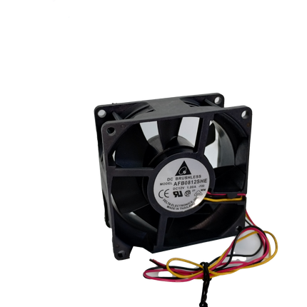 Delta AFB0812SHE-F00 Lüfter – 80 mm | 12 V DC | 3-Pin | High-Speed Industrie-Lüfter