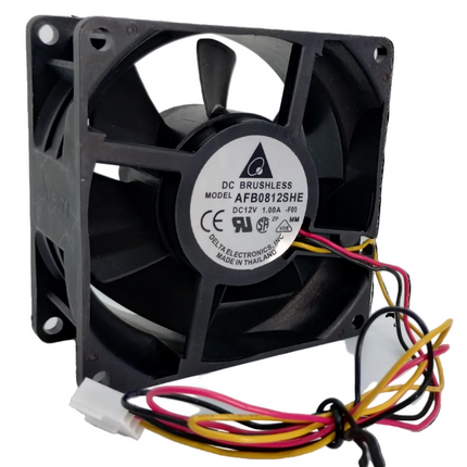 Delta AFB0812SHE-F00 Lüfter – 80 mm | 12 V DC | 3-Pin | High-Speed Industrie-Lüfter