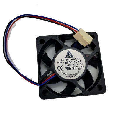 EFB0512HA 5010 Lüfter – 12 V | 0,15 A | 3-adrig | 50 × 50 × 10 mm High-Speed Server Fan
