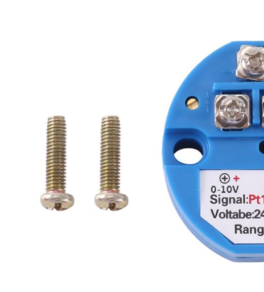 -50°C to +500°C Temperature Sensor RTD PT100 Transmitter Module 0-10V Thermometer DC 24V