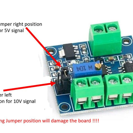 PWM zu 0-10V Konverter Modul – Frequenz Spannung Wandler für PLC SPS Arduino