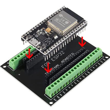 Carte 3 en 1 pour ESP-32S 38 broches avec antenne ESP32 et carte de développement GPIO
