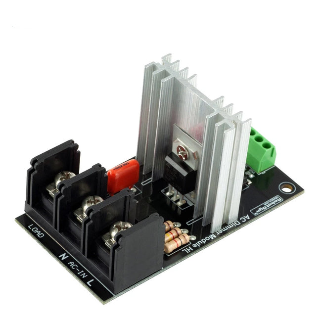 AC light lamp and motor dimmer module, 1 channel, 3.3 V/5 V logic, AC 50/60h 220V