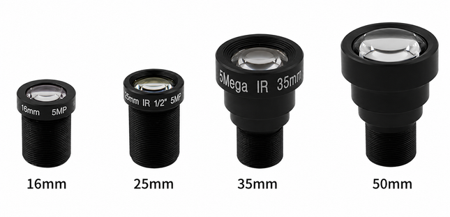 M12 Objektiv 16mm 25mm 35mm 50mm 5MP IR Lens S-Mount für OV2640 OV5640 ESP32 Raspberry Pi