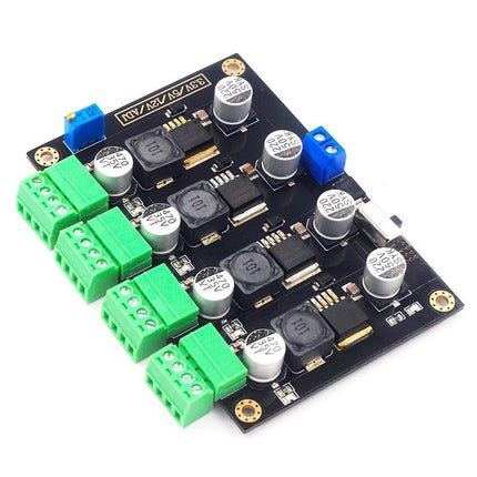 LM2596 Multi-Channel Step-Down Spannungsregler – 3.3V / 5V / 12V / ADJ – 4-fach