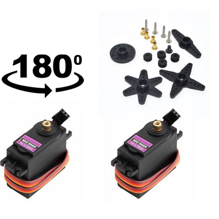 Full Metal MG996R Digital Servo Motor 180° | 270° | 360° Metal Gear HIGH Torque 15KG for RC
