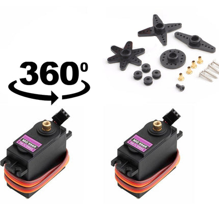 Full Metal MG996R Digital Servo Motor 180° | 270° | 360° Metal Gear HIGH Torque 15KG for RC