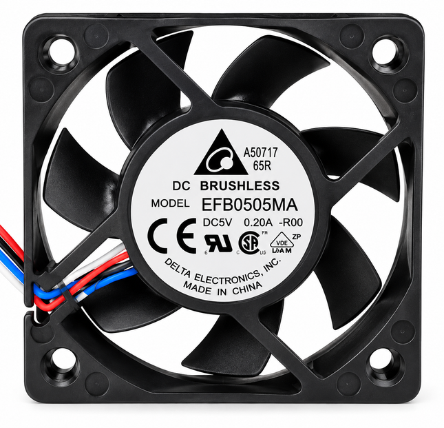 Delta EFB0505MA 5V 0,2A Lüfter 50x50x10mm 4-Pin Server Fan