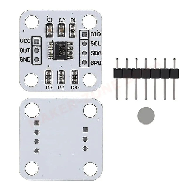 AS5600 magnetische encoder magnetische induktion winkel messung sensor modul