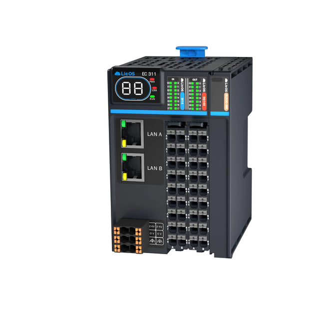 Original compact PLC control module EC311-CPU2A310G1616D from LicOS Codesys
