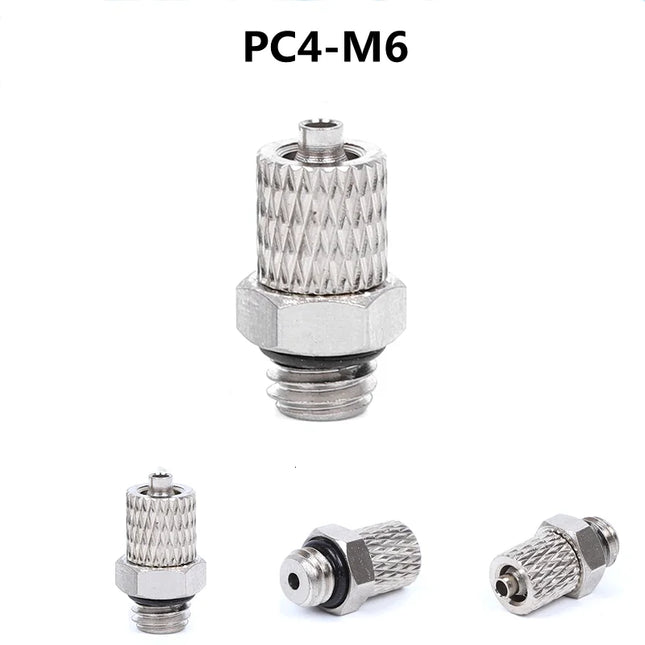 M6 Schlauchanschluss 4x6mm Gerade 90° Fitting Wasserkühlung und RC