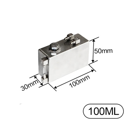250 ml RC Modellbau Tank Edelstahl Kraftstofftank mit Ölstandsanzeige Tankboden