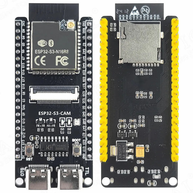 ESP32-S3 N16R8 CAM Development Board 16MB Flash 8MB PSRAM für OV2640 OV5640 Kamera USB-C WiFi