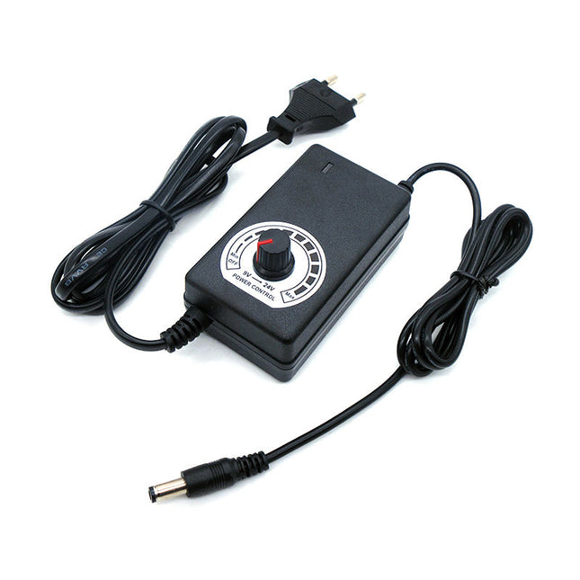 AC DC Netzteil 3-12V / 3-24V 3A Einstellbar – EU Adapter mit Regler