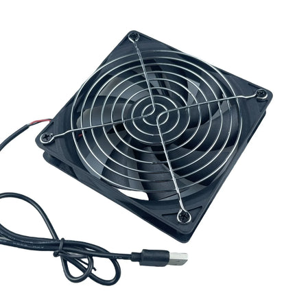 12025 USB Lüfter Server Fan 120x120x25mm 5V 1300RPM 24dBA mit Schutzgitter