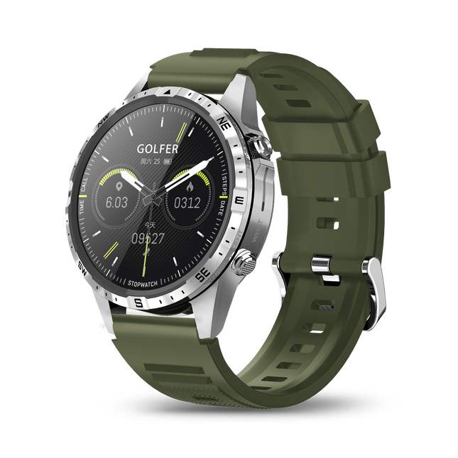 GT45 Garmin Style Smartwatch – Multisensor Uhr mit AI-Sprachsteuerung & Umwelt