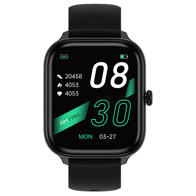 GW62 Smartwatch – 2.01" HD Display mit  Temperaturmessung Fitness- & Aktivitätsanalyse Schwarz