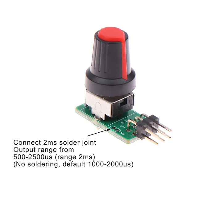 Mini Servo Tester PWM Generator – 3-8V ESC Controller RC Servo Test Modul
