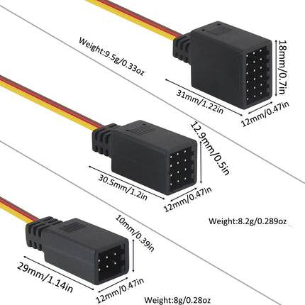 RC Servo Y Kabel 1 zu 2 / 1 zu 4 – 350mm Verlängerung für RC Auto Boot