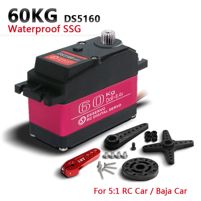 60kg DS Servo 80kg Wasserdicht Digital 180° - 360° Metallgetriebe High Torque RC