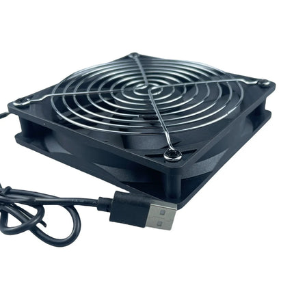 12025 USB Lüfter Server Fan 120x120x25mm 5V 1300RPM 24dBA mit Schutzgitter