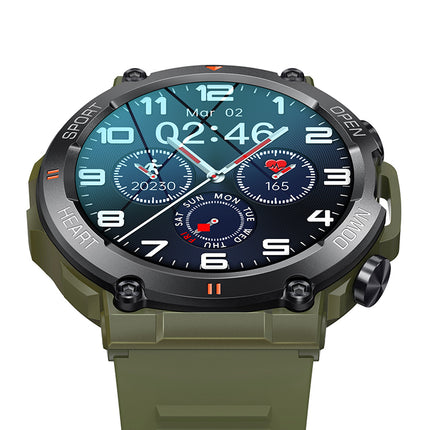 Premium K56 Pro Smartwatch 1.39" BT Call Fitness Tracker Herzfrequenz Sport Uhr