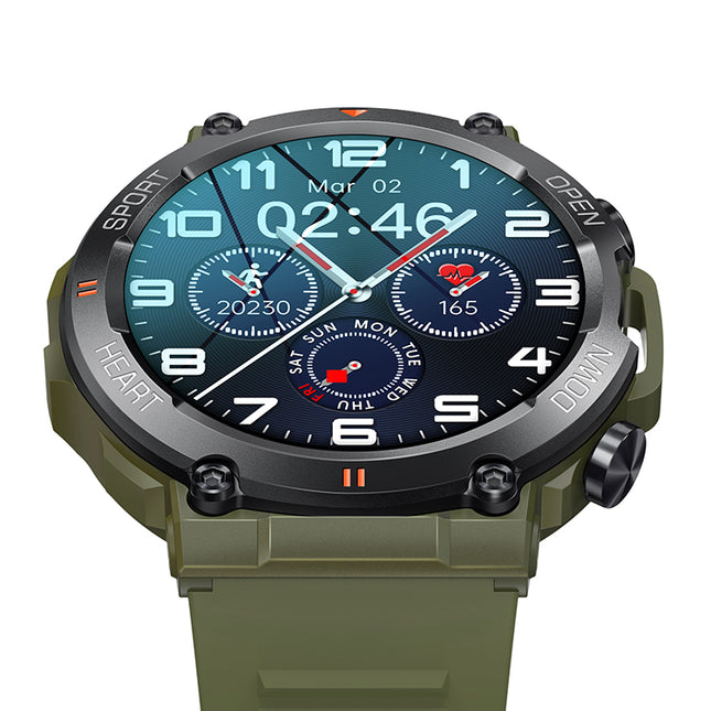 Premium K56 Pro Smartwatch 1.39" BT Call Fitness Tracker Herzfrequenz Sport Uhr