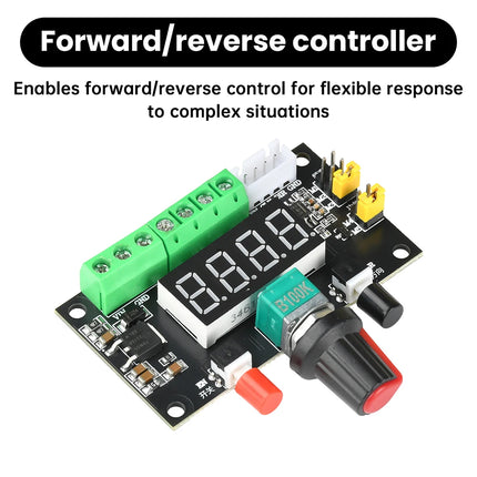 12V 24V Schrittmotor Controller PWM Puls Signalgenerator Drehzahlregler Vorwärts Rückwärts PUL DIR Stepper Motor