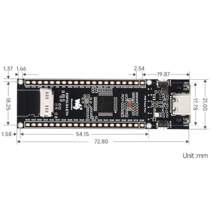 ESP32-S3 ETH PoE RJ45 Ethernet WiFi Kamera OV5640 OV2640