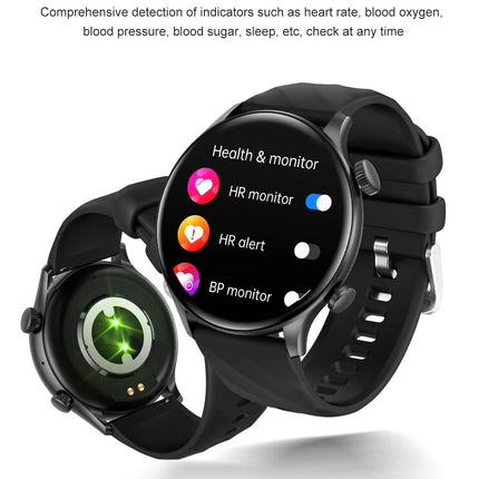 GW60 Smartwatch – AMOLED Display & Echtzeit Stressanalyse & Fitness-Atemtraining