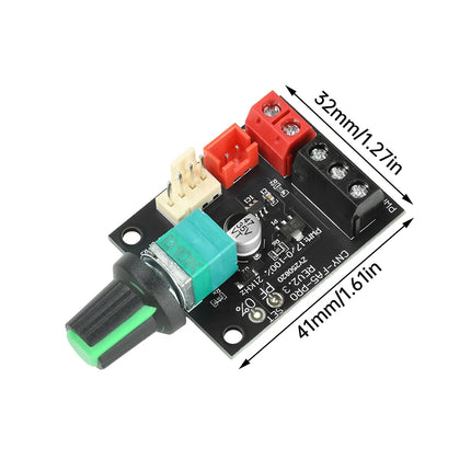 PWM Lüfterregler 4 Pin | 3 Pin 8-24V 5A – DC Fan Speed Controller mit Schalter 22kHz