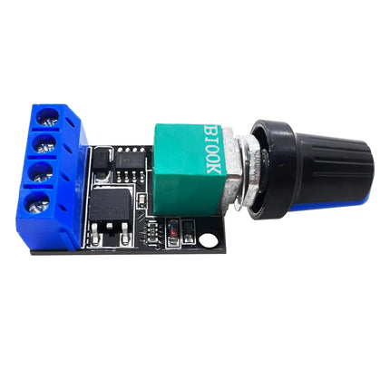 Stufenlos PWM DC Drehzahlregler & LED-Dimmer DC Motor – 5V / 12V | 10A