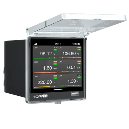 16 Ch Paperless Recorder Universal analog signal input data logger touch screen
