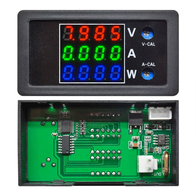 DC 0-100V 10A 1000W LED Digital Voltmeter Amperemeter Wattmeter Spannung meter