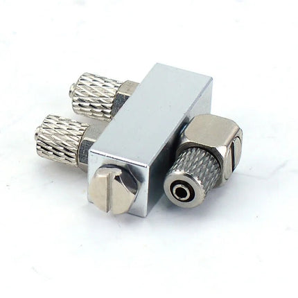 RC Hydraulik Öl Verteiler 3 Wege 4 Wege – M5 Distributor für Bagger 1/12 1/14