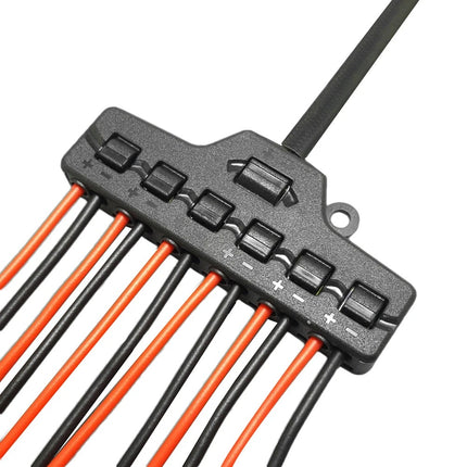 2x Draht Splitter 6 Port – Quick Connect Verteiler 0-42V für LED Kabel sensor
