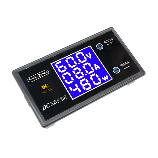 Blue Display DC 0-100V einstellbar Digital Voltmeter Amperemeter Wattmeter 10A
