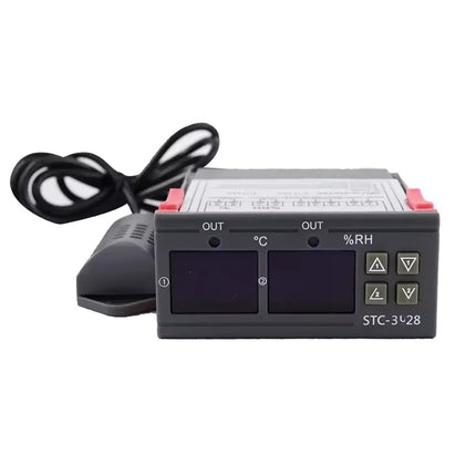Dual Digital STC-3028 Thermostat Temperatur Feuchtigkeit Steuerung Thermometer