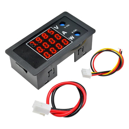 DC 0-100V 10A 1000W LED Digital Voltmeter Amperemeter Wattmeter Spannung meter