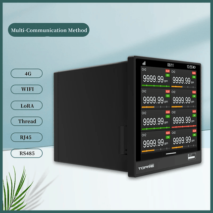 16 Ch Paperless Recorder Universal analog signal input data logger touch screen