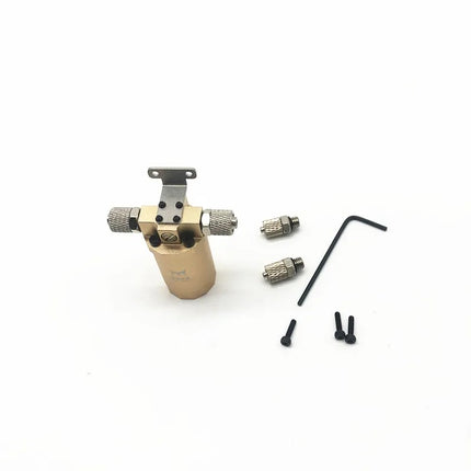 RC Hydraulik Ölfilter 1/12 1/14 – Aluminium Filter für RC Bagger Upgrade mit M5 Nippel